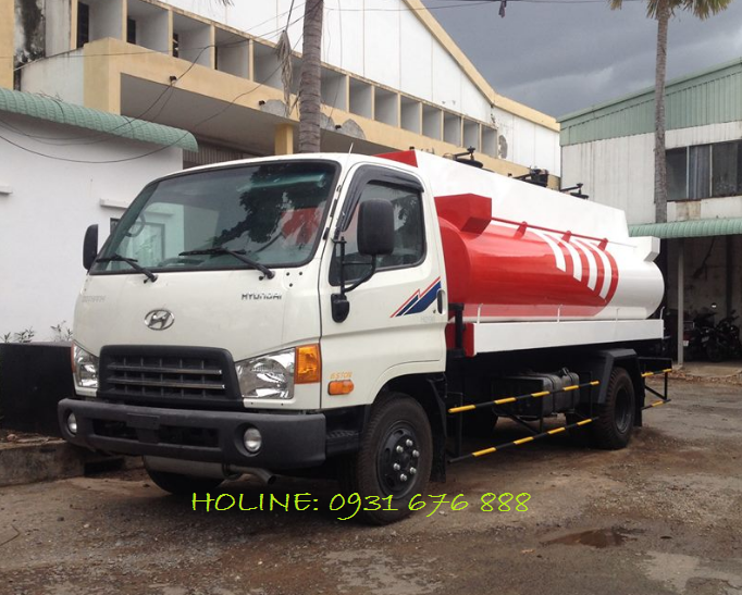 xe tải hyundai hd120s chở xăng dầu