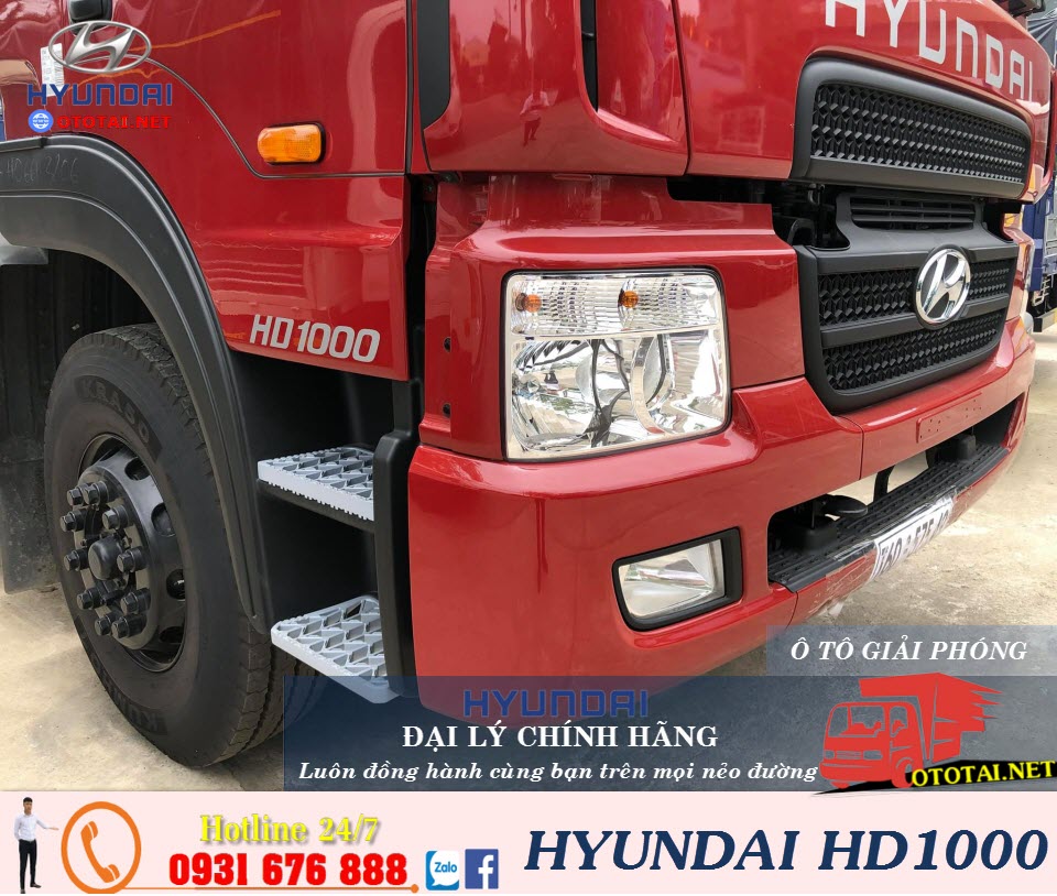 xe đầu kéo hyundai hd1000 nhập khẩu