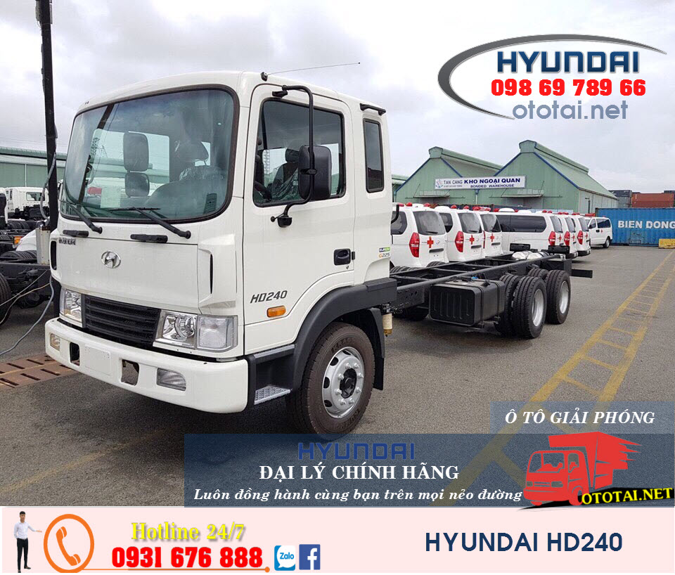 xe tải hyundai hd240 3 chân 15 tấn