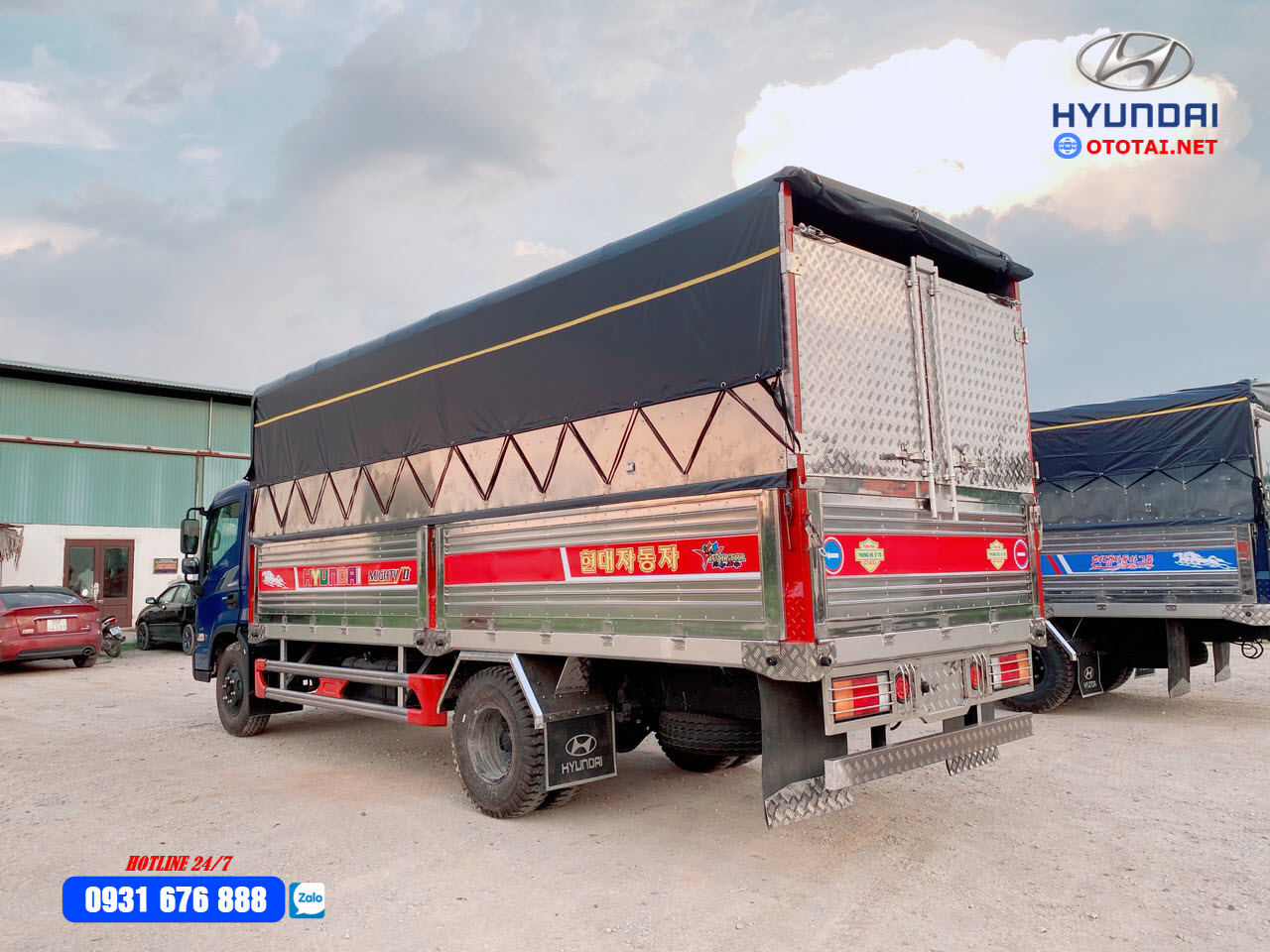 xe tải hyundai ex8 thung inox