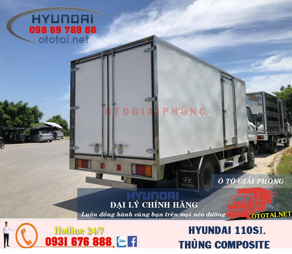 xe tải hyundai new mighty 110sl thùng kín