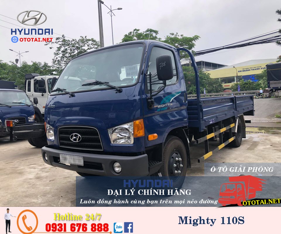 xe tải mighty 110s thung lung