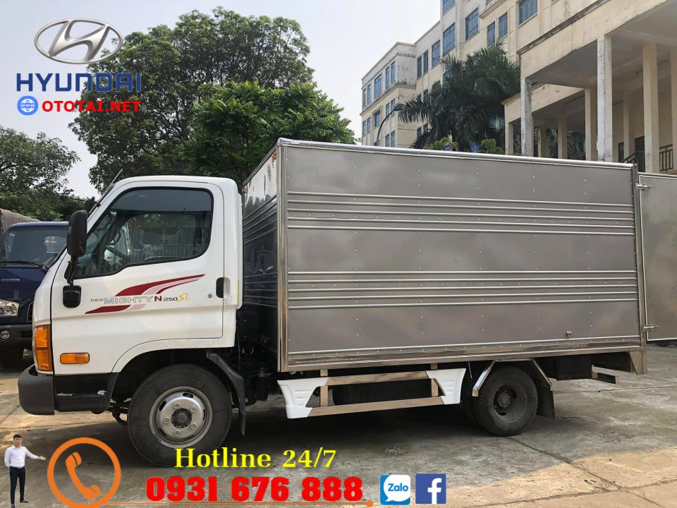 xe tải hyundai mighty n250sl thùng kín