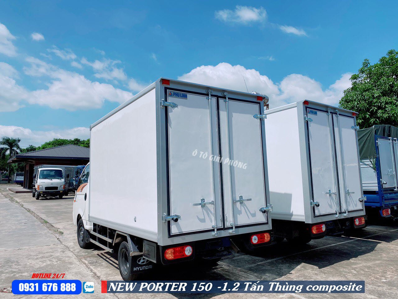 hyundai porter 150 thùng kín composite