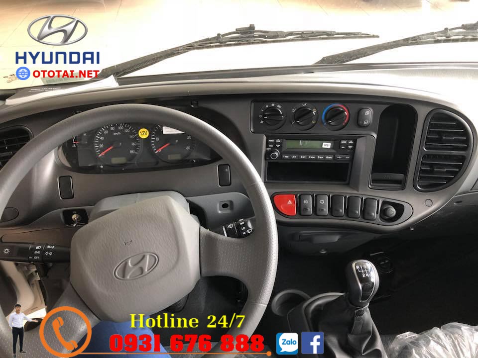 nội thất xe tải hyundai mighty n250sl
