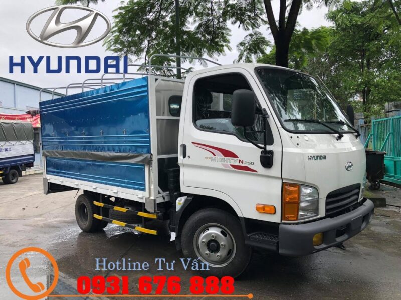 Xe Tải 2.5 Tấn Hyundai N250 Thùng Mui Bạt Thành Công