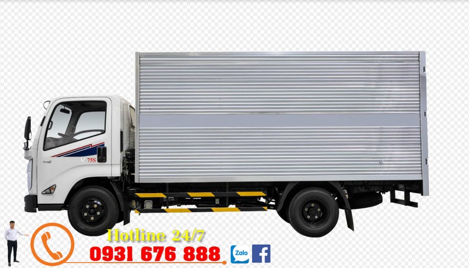 xe tải iz75s đô thành thùng kín