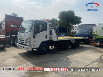 ISUZU NPR 400 Cứu hộ sàn trượt I giá tốt, chất lượng cao, bảo hành dài hạn